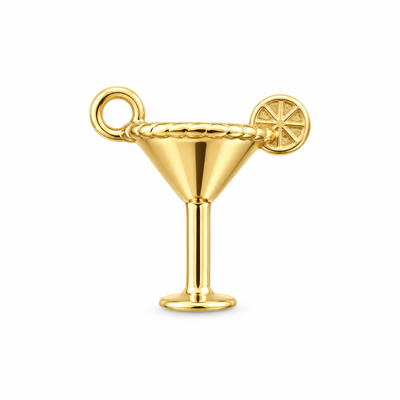 Martini Glass Charm