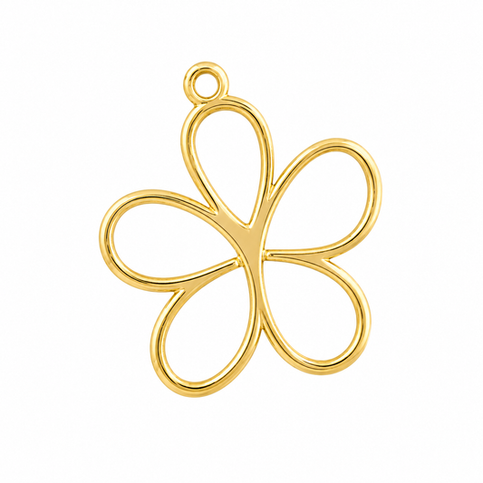 Flat Flower Charm