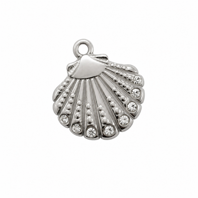 Closed Zircon Shell Charm