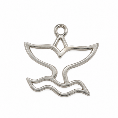 Flat Whale Tail Charm