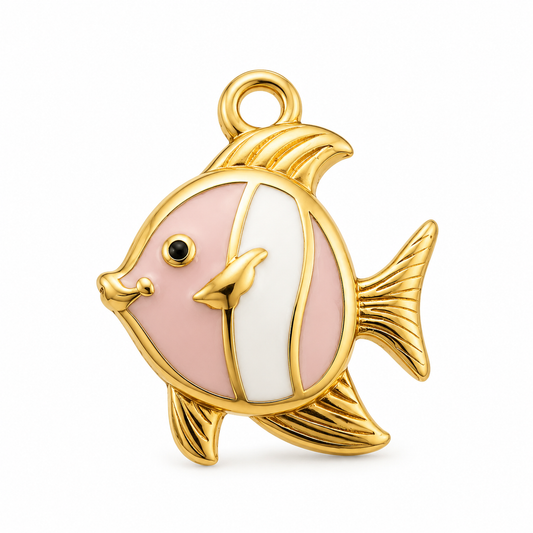 Pink Fish Charm