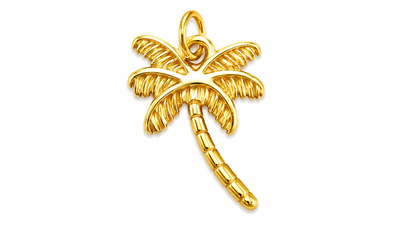 Tropical Palm Tree Charm