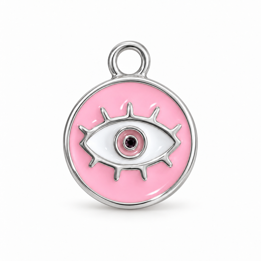 Pink Evil Eye Charm