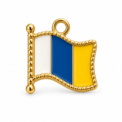 La Bandera De Canarias Charm