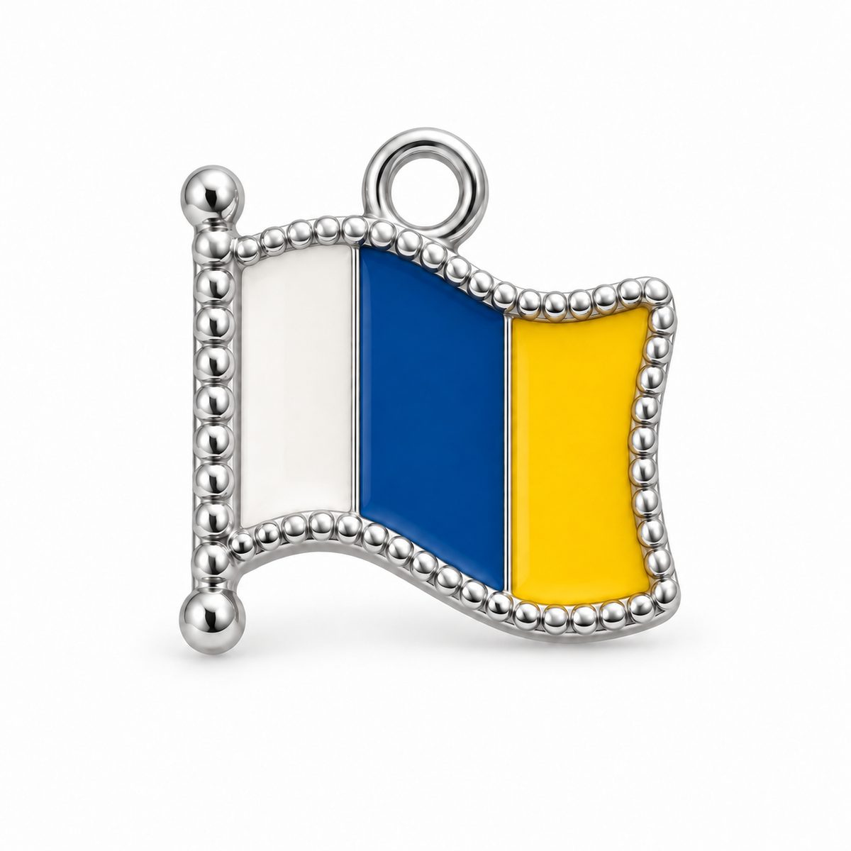La Bandera De Canarias Charm
