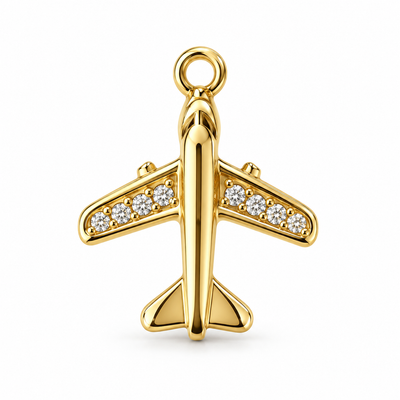 Zircon Plane Charm