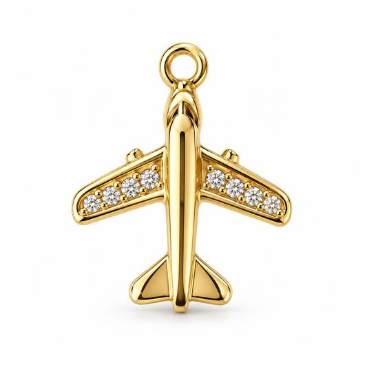 Zircon Plane Charm
